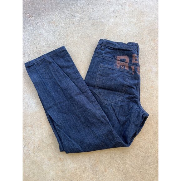 Vintage Rocawear Mens 38" Denim Jeans Baggy Hip Hop D4 - Picture 1 of 7